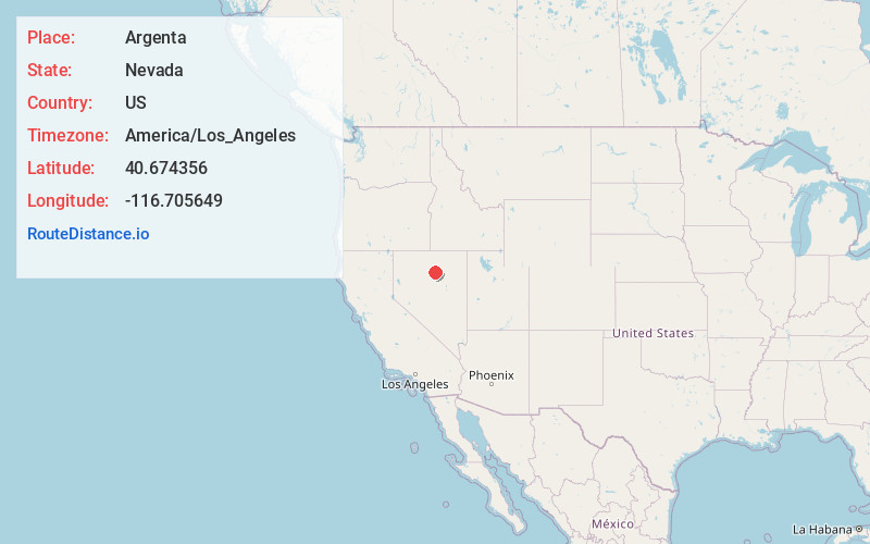 Map of Argenta