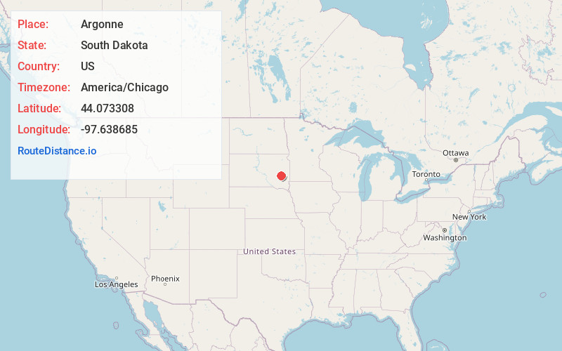 Map of Argonne