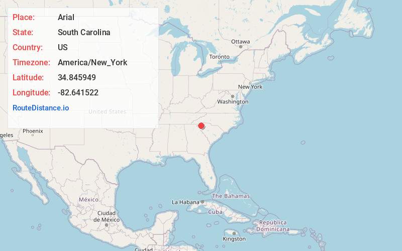 Map of Arial