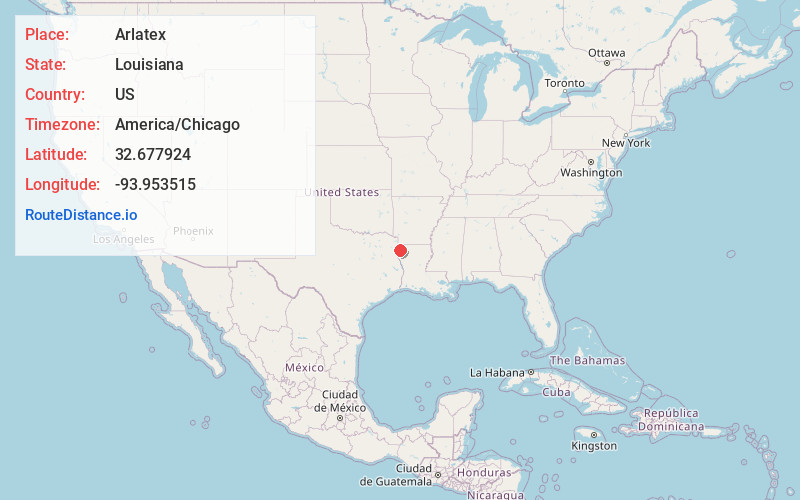 Map of Arlatex