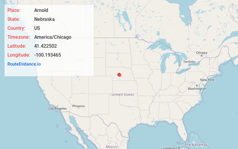 Map of Arnold