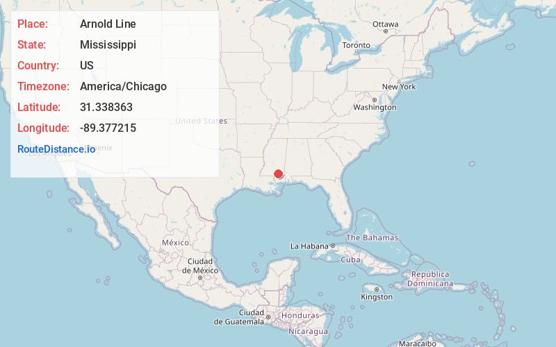 Map of Arnold Line