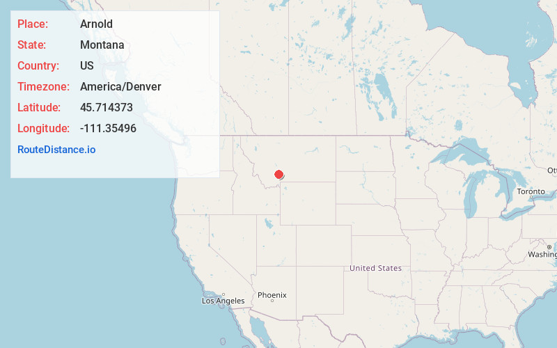 Map of Arnold
