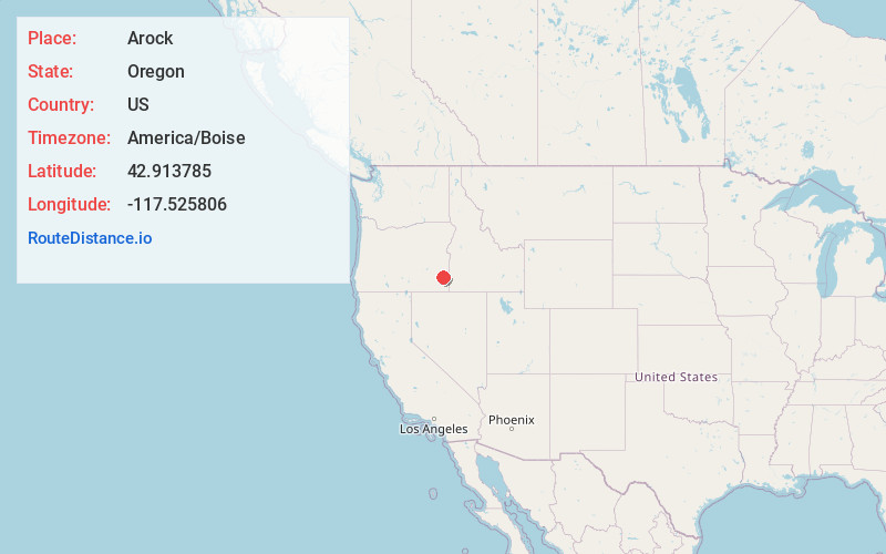 Map of Arock