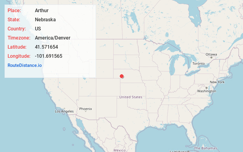 Map of Arthur