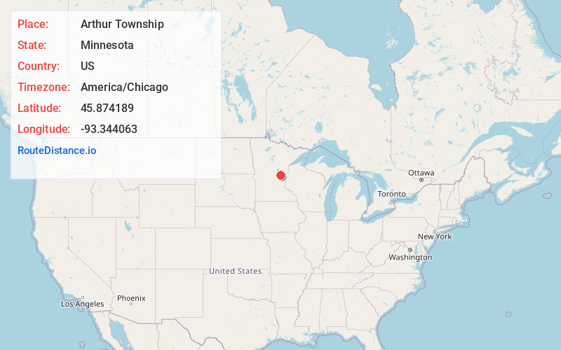 Map of Arthur Township