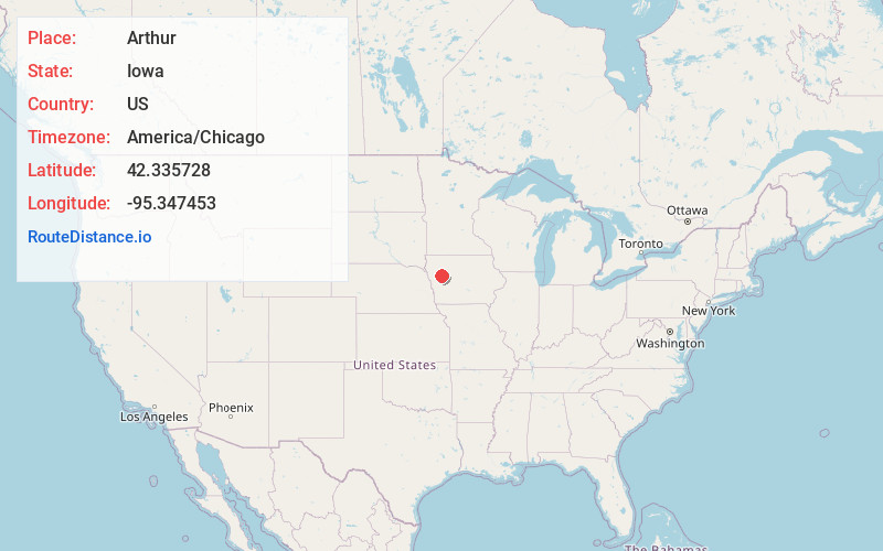 Map of Arthur