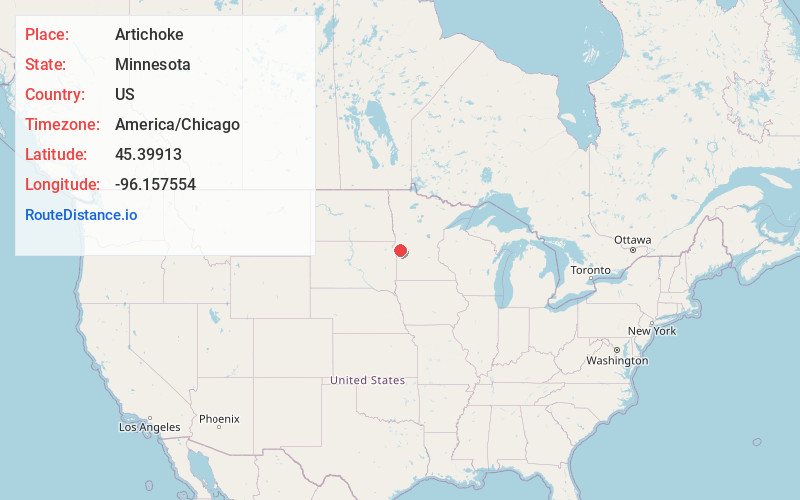 Map of Artichoke
