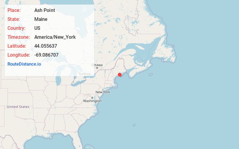 Map of Ash Point