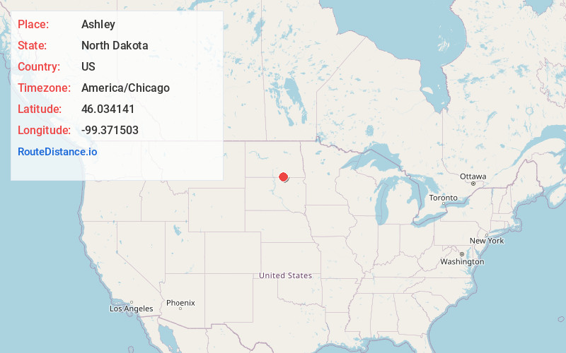 Map of Ashley