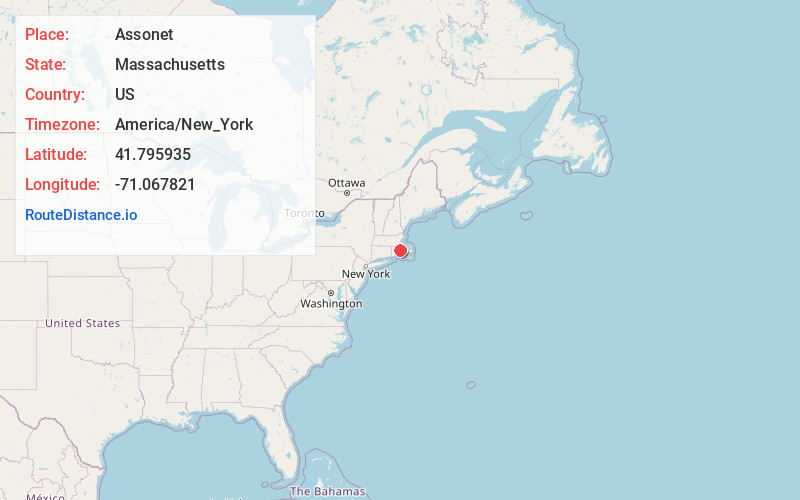 Map of Assonet