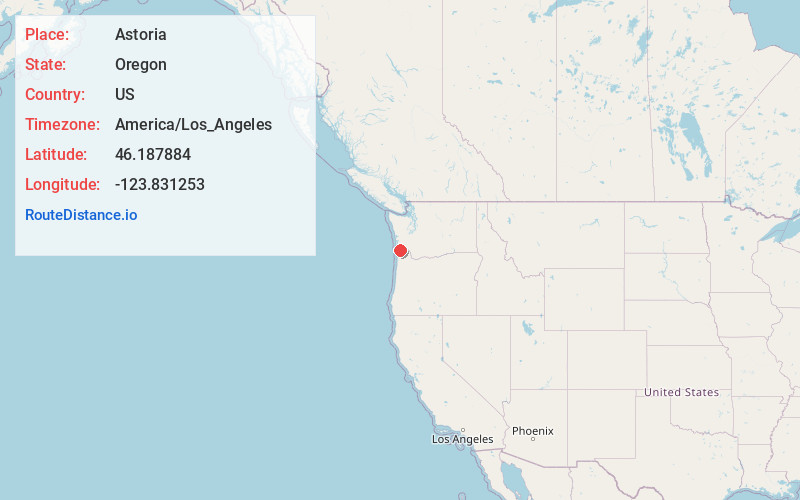 Map of Astoria