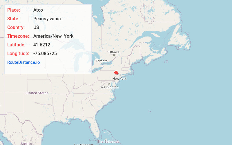 Map of Atco