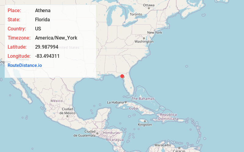 Map of Athena