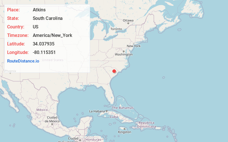 Map of Atkins
