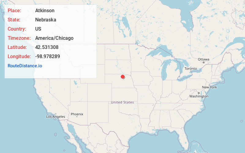 Map of Atkinson