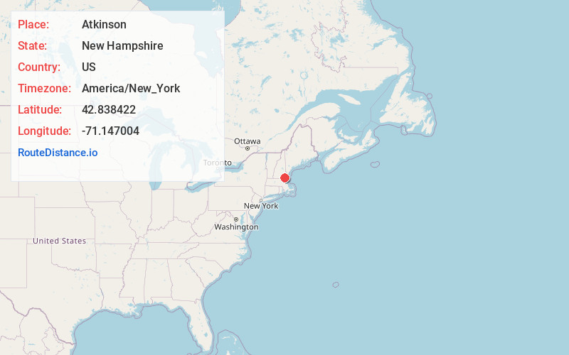 Map of Atkinson