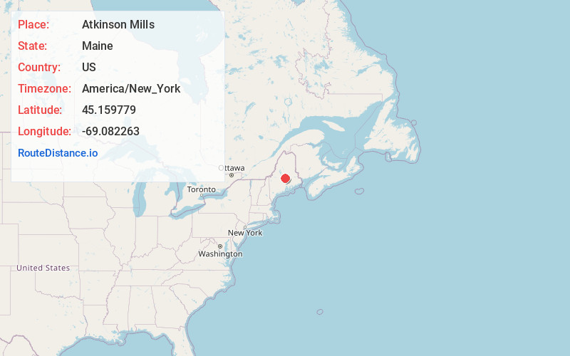Map of Atkinson Mills