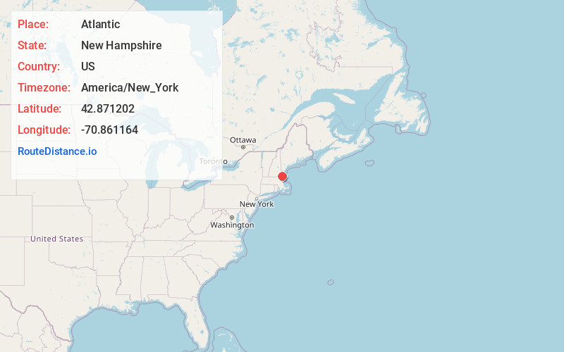 Map of Atlantic