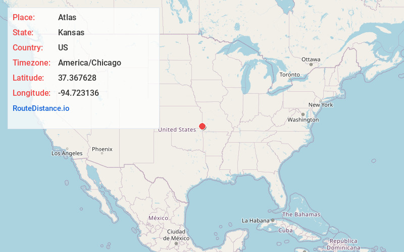 Map of Atlas