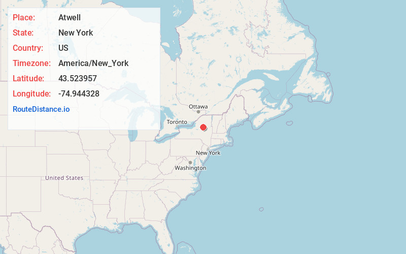 Map of Atwell