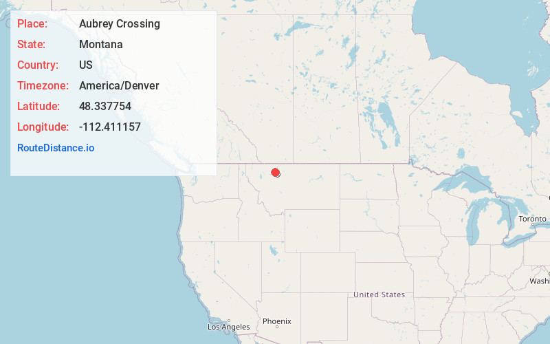 Map of Aubrey Crossing