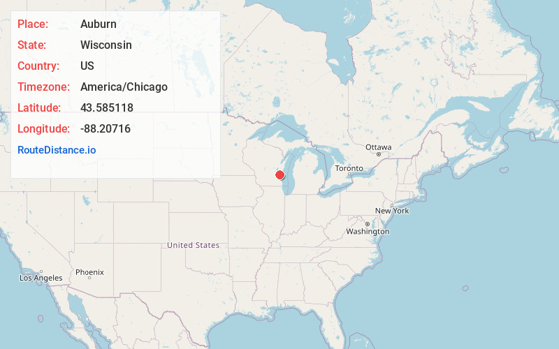 Map of Auburn