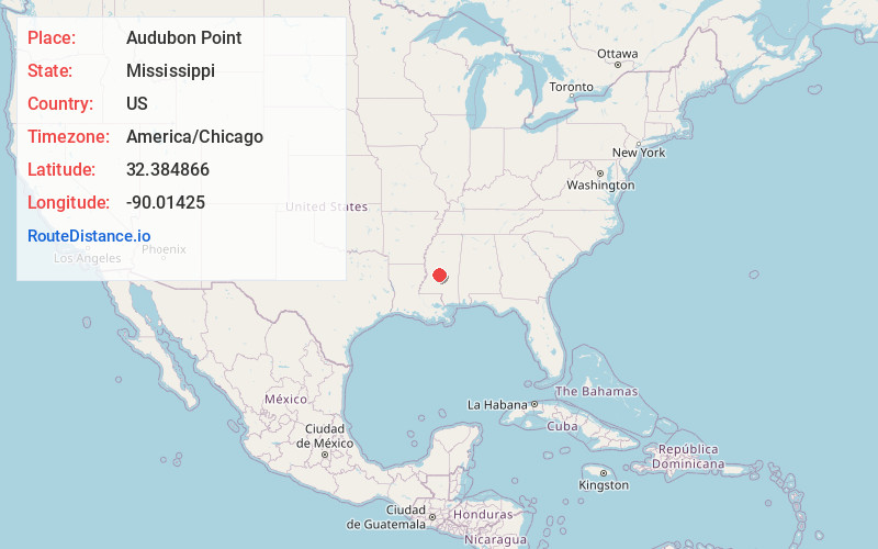 Map of Audubon Point