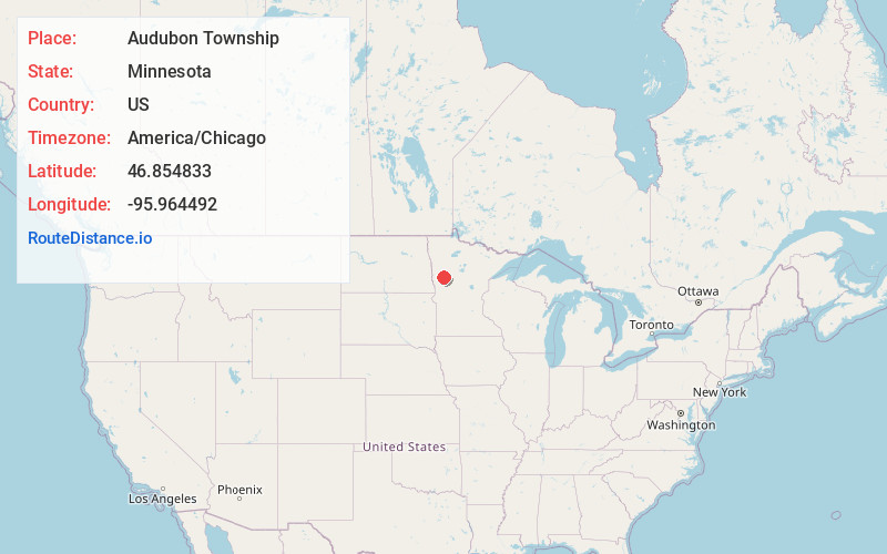 Map of Audubon Township