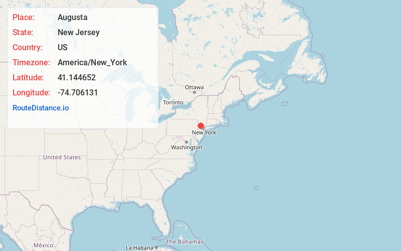 Map of Augusta