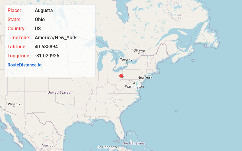 Map of Augusta