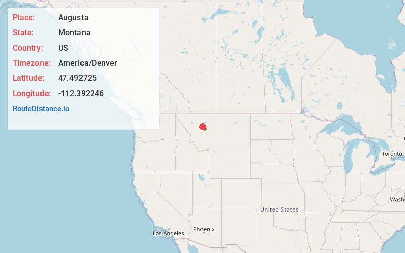 Map of Augusta