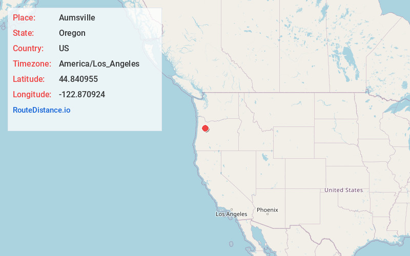 Map of Aumsville