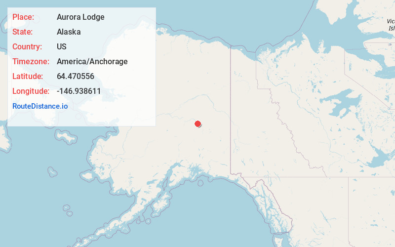 Map of Aurora Lodge