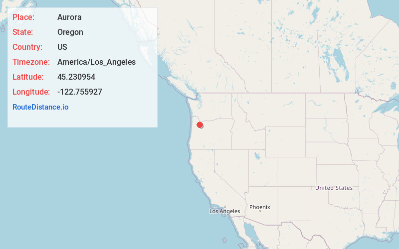 Map of Aurora