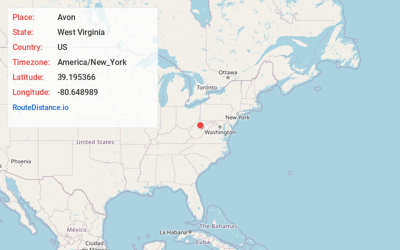 Map of Avon