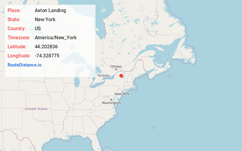 Map of Axton Landing