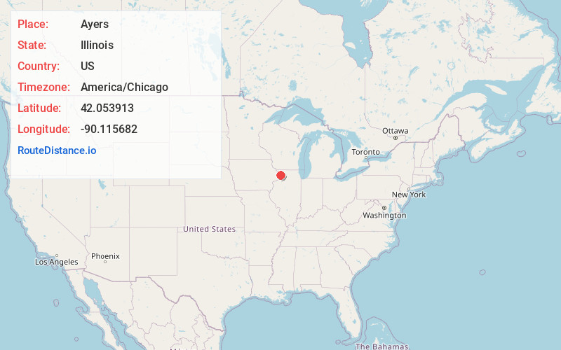 Map of Ayers