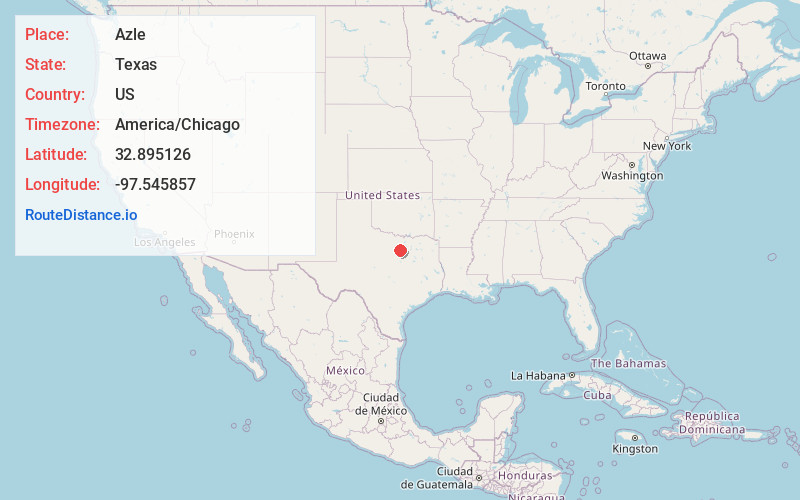 Map of Azle