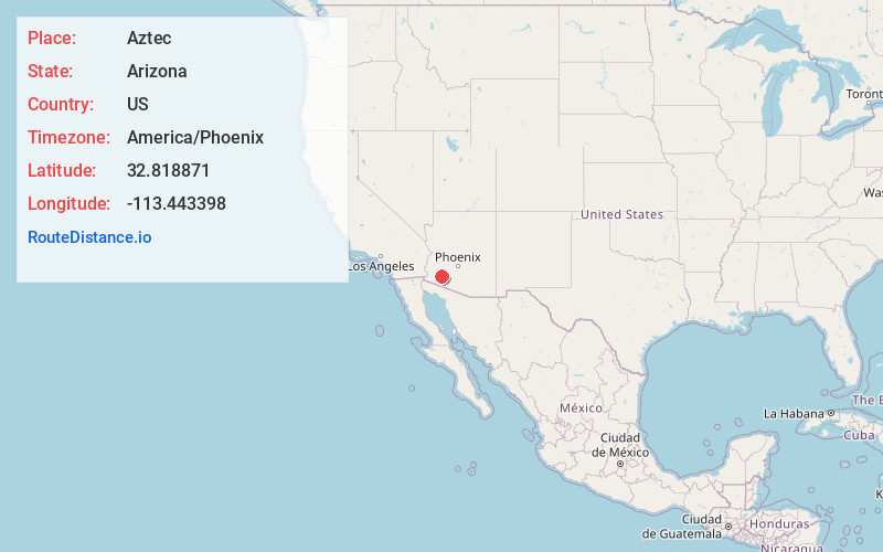 Map of Aztec