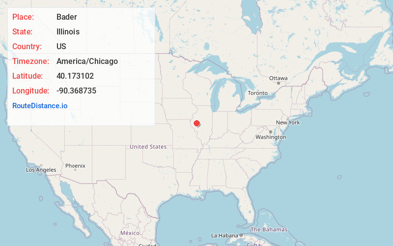 Map of Bader