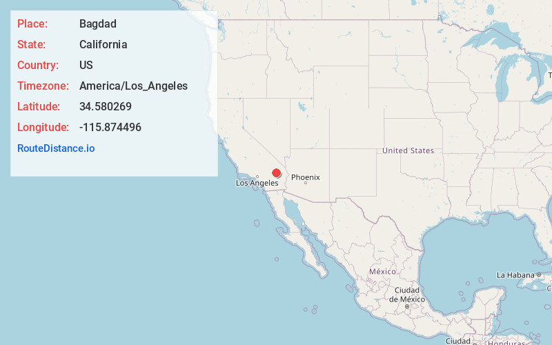 Map of Bagdad