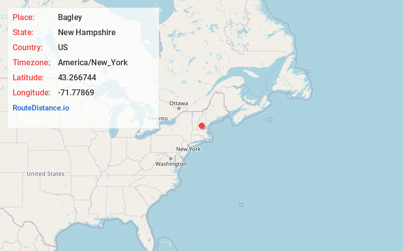 Map of Bagley