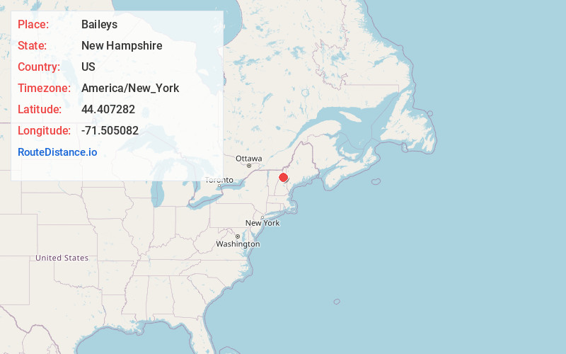 Map of Baileys