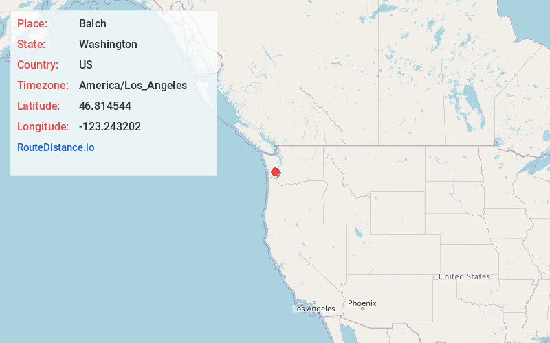 Map of Balch