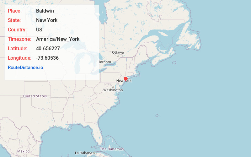 Map of Baldwin