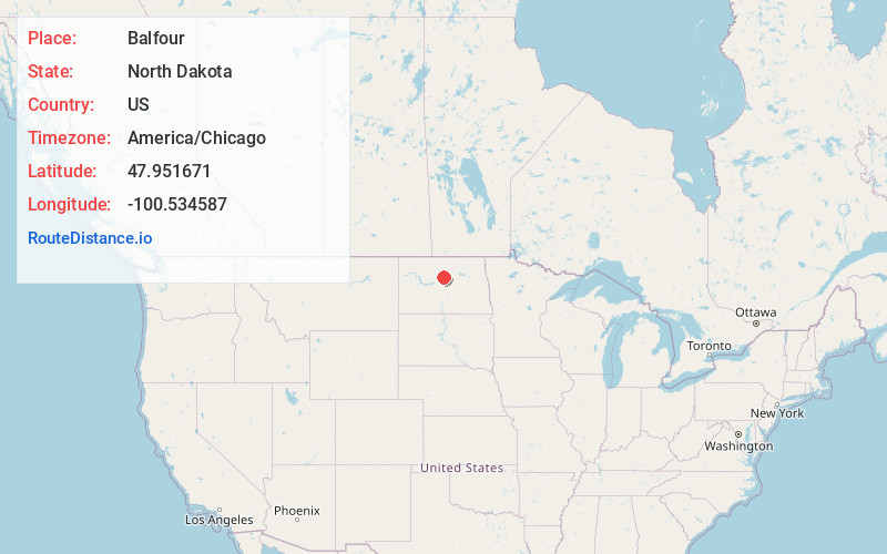 Map of Balfour
