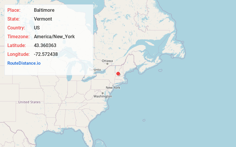 Map of Baltimore