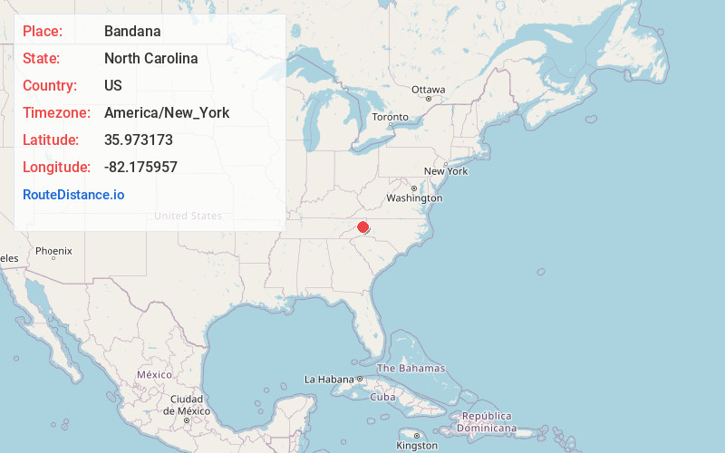 Map of Bandana