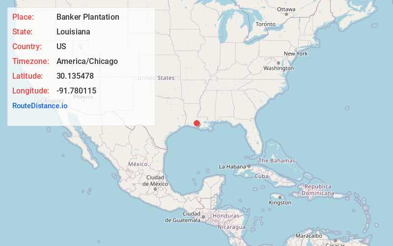 Map of Banker Plantation